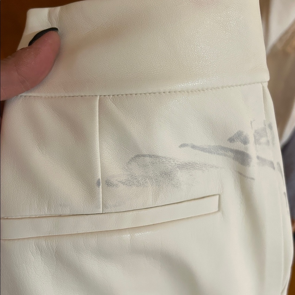 Alice and Olivia Dylan Faux Leather Flare Pants - Picture 12 of 14